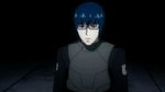  animated animated_gif arima_kishou arima_kishou_(tokyo_ghoul) blue_hair dual_wielding expressionless fighting glasses short_hair solo tokyo_ghoul weapon younger 