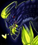  &lt;3 2015 ambiguous_gender black_sclera blue_scales brachydios brute_wyvern capcom drooling feral green_scales l-stormclaw looking_at_viewer monster_hunter nude open_mouth red_eyes saliva scalie slime solo tongue video_games 