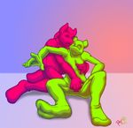  grope hand_on_chest male male/male rip_k spandex zentai 