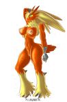  allannocte avian big_breasts bird breasts chicken female invalid_color light nintendo nipples pok&eacute;mon video_games 