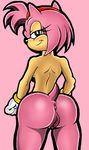  amy_rose anus butt clitoris damian_hodge presenting presenting_hindquarters pussy solo sonic_(series) video_games 