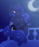  animal_genitalia anthro breasts cannon_character dickgirl equine female friendship_is_magic fur hair horn horsecock intersex invalid_background mammal moonlight my_little_pony nipples outside penis princess_luna_(mlp) purple_fur razzlespup unicorn 