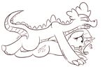  &lt;3 anthro balls clenched_teeth cutie_mark dragon duo emberkaese equine erection eyes_closed female friendship_is_magic horn interspecies male male/female mammal monochrome my_little_pony open_mouth penetration penis plain_background rarity_(mlp) scalie sex sharp_teeth spike_(mlp) teeth tongue tongue_out unicorn vaginal vaginal_penetration white_background 