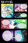  2015 changeling comic couple crying dialogue duo english_text equine fan_character female feral friendship_is_magic fur hair horn hug mammal my_little_pony open_mouth paper_(mlp) princess_cadance_(mlp) princess_celestia_(mlp) purple_eyes queen_chrysalis_(mlp) royalty tears text vavacung winged_unicorn wings 