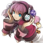  banned_artist blue_eyes grandia grandia_online hair_ornament headphones kawasumi_(japonica) official_art purple_hair solo 