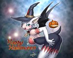  animal_ears bat halloween hat panties pumpkin rouge_the_bat solo sonic_the_hedgehog underwear wings 
