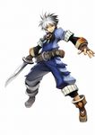  banned_artist gloves grandia grandia_online kawasumi_(japonica) male_focus official_art silver_hair solo sword weapon 