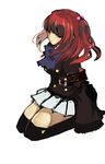  armband bad_id bad_pixiv_id bow gm hair_bobbles hair_ornament red_hair solo thighhighs umineko_no_naku_koro_ni ushiromiya_ange 