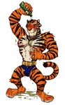  biceps feline madagascar male mammal maririn muscles oil pecs solo tiger vitaly_the_tiger 