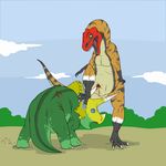 bite blood dinosaur fight stab triceratops tyrannosaurus_rex 