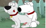  brian_griffin disney erection family_guy male male/male penis sex tongue 