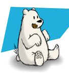  bear food ice_bear mammal polar_bear qmanshark we_bare_bears 
