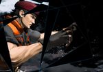  bayman_(doa) brown_hair dead_or_alive gloves hat male_focus solo 