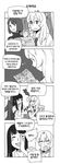  4koma absurdres anyan_(jooho) comic f-16_(flight_highschool) f-16_fighting_falcon f-35_(flight_highschool) f-35_lightning_ii flight_highschool greyscale highres j-20 j-20_(flight_highschool) korean monochrome multiple_girls original personification translated us_air_force 