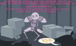  animatronic box comic eeple english_text human lagomorph long_ears machine mammal mechanical robot shane_frost text 