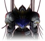  cowboy_shot gradient gundam gundam_barbatos gundam_tekketsu_no_orphans mecha mobile_suit no_humans official_art shade solo transparent_background 