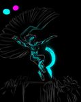  anthro anthrofied areola breasts female lights neon nude orangevanim preview wings 