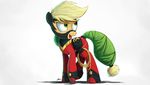  2015 absurd_res applejack_(mlp) cute earth_pony equine female feral friendship_is_magic hi_res horse mammal my_little_pony ncmares pony rope solo 