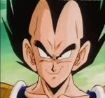  animated animated_gif dragon_ball dragonball dragonball_z gif laughing lowres smile spiked_hair vegeta 