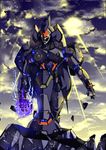  bad_pixiv_id cloud electricity mecha no_humans weltall xenogears yosimura 