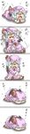  blush comic duplicate highres jpeg_artifacts long_image remilia_scarlet sleeping tall_image tantrum tears touhou translated 