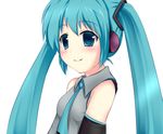  aqua_hair bad_id bad_pixiv_id blue_eyes hatsune_miku hiiragi_mitsuna long_hair necktie solo twintails very_long_hair vocaloid 