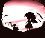  bad_id bad_pixiv_id flandre_scarlet madhand multiple_girls profile remilia_scarlet siblings silhouette sisters sitting standing touhou umbrella wings 