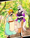  blonde_hair canine caprine cream_fur dog fur hair hybrid kemono mammal powderkona purple_eyes sheep white_fur white_hair 