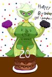  20 anthro apron big_breasts birthday_cake breasts cake candle candy chocolate confetti deadpliss dexy flower food nintendo nude_apron plant pok&eacute;mon pok&eacute;morph roserade shiny video_games 