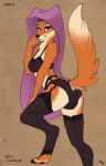  anthro blush breasts canine clothed clothing disney feces female fluff-kevlar fox looking_at_viewer maid_marian mammal red_fox robin_hood_(disney) scat soiling solo source_request 