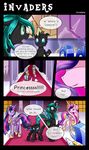  2015 changeling comic couple crying dialogue duo english_text equine female feral friendship_is_magic fur hair horn hug mammal my_little_pony open_mouth princess_cadance_(mlp) purple_eyes queen_chrysalis_(mlp) royal_guard_(mlp) royalty tears text twilight_sparkle_(mlp) vavacung winged_unicorn wings 