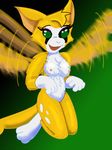  anthro breasts cute dust:_an_elysian_tail female fidget mammal nimbat nipples solo vandy video_games wings 