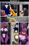  &lt;3 2015 ? ?! animatronic avian balloon_boy_(fnaf) bib big_breasts big_nipples big_penis bird black_hair blue_eyes bonnie_(fnaf) bow_tie breast_grab breast_squish breasts brown_eyes chicken comic crossgender dialogue english_text erect_nipples eyewear feathers fellatio female five_nights_at_freddy&#039;s five_nights_at_freddy&#039;s_2 fur glasses group group_sex hair human jeremy_fitzgerald lagomorph machine male male/female mammal mechanical mike_schmidt navel nipples oral penis phone purple_eyes purple_fur pussy rabbit robot security_guard sex text thegeckodemon threesome toy_chica_(fnaf) vein veiny_penis video_games yellow_feathers 