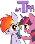  2015 equine female friendship_is_magic horn joycall3 laser mammal my_little_pony purple_eyes rainbow_dash_(mlp) twilight_sparkle_(mlp) winged_unicorn wings 