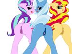  butt equestria_girls equine female friendship_is_magic horn horse invalid_tag mammal my_little_pony pony principe_ricardo principericardo pussy starlight_glimmer_(mlp) sunset_shimmer_(eg) trixie_(mlp) 
