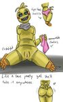  avian blush butt clothing five_nights_at_freddy&#039;s five_nights_at_freddy&#039;s_2 machine mechanical panties penetrable_sextoy pussy robot sex_toy teeth toy_chica uitinla underwear undressing video_games 