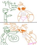  animatronic avian bib bird chicken clothing comic english_text five_nights_at_freddy&#039;s five_nights_at_freddy&#039;s_2 hat human jeremy_fitzgerald lagomorph machine mammal mechanical panties robot simple_background text the_weaver toy_chica_(fnaf) underwear video_games white_background 