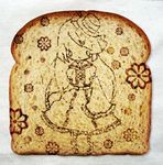 food food_art male_focus mameko_(lovexxxice) namine_ritsu otoko_no_ko solo the_bread_art_project toast unconventional_media utau 