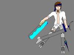  android mecha non-web_source robot sword weapon 