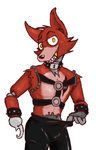  2015 animatronic bdsm canine fan_character five_nights_at_freddy&#039;s fox foxy_(fnaf) gud hook machine male mammal mechanical robot smile video_games yellow_eyes 