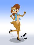  anthro clothing dancing female footwear fusiondragon180 high_heels invalid_tag mammal mysteryfanboy718 mysteryfanboy91 sally_acorn shoes sonic_(series) tap_dance tap_dancer tap_dancing vest 