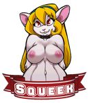  2015 alpha_channel anthro areola big_breasts breasts erect_nipples female mammal max_blackrabbit mouse nipples rodent solo squeek_(character) 