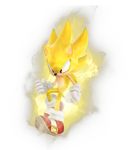  highres no_humans official_art red_eyes sonic sonic_the_hedgehog super_sonic transparent_background white_gloves 