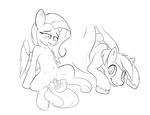  2015 big_macintosh_(mlp) blacck_and_white clitoris duo earth_pony equine female feral friendship_is_magic hair hooves horse macro male male/female mammal micro my_little_pony open_mouth pegasus pony pussy smile spread_legs spreading sugahbite tongue vore wings 