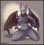  2015 anthro bat big_ears breasts chest_tuft clothed clothing cum cum_drip cum_in_pussy cum_inside cute dripping ekbellatrix ellise_the_bat female fluffy fur green_eyes grey_fur happy kneeling looking_at_viewer mammal membranous_wings nude presenting presenting_pussy pussy simple_background smile solo spread_legs spreading tuft vaginal white_fur wings 