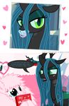  changeling comic crown embarrassed equine fan_character female fluffle_puff friendship_is_magic hair horn mammal mixermike622 my_little_pony pacifier photo queen_chrysalis_(mlp) royalty secret text wings 