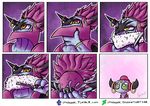  ... 2015 beard comic facial_hair hi_res hoopa humor legendary_pok&eacute;mon male nintendo pok&eacute;mon sharp_teeth shaving solo spino teeth video_games 