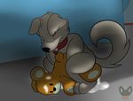  anthro canine dexial dog duo family_guy male male/male mammal new_brian plushie plushophilia rupert_(family_guy) 