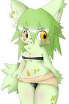  canine dog female fur green_fur green_hair hair kemono long_hair mammal yellow_eyes カーノ 