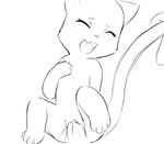  blush cat charle cub darkmirage exceed eyes_closed fairy_tail feline female male male/female mammal penis sex sketch solo_focus young 